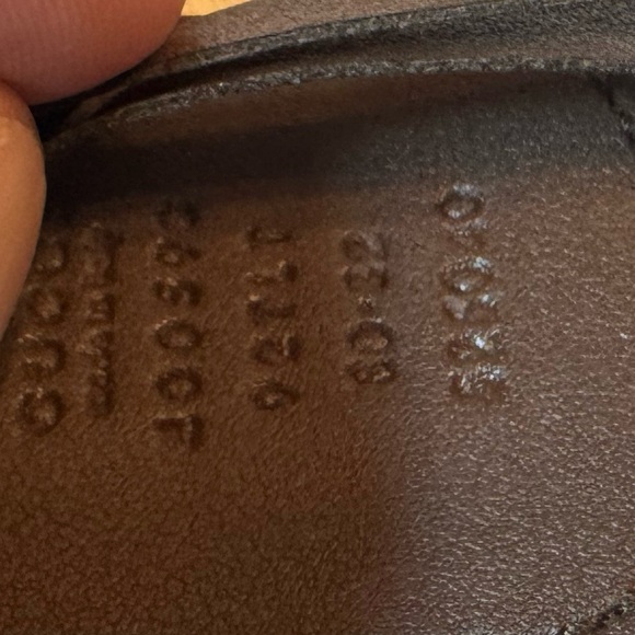 New Authentic Gucci GG Logo Leather Belt Brown Tan Size 32 Fits Waist 30 - 32 - Picture 7 of 13